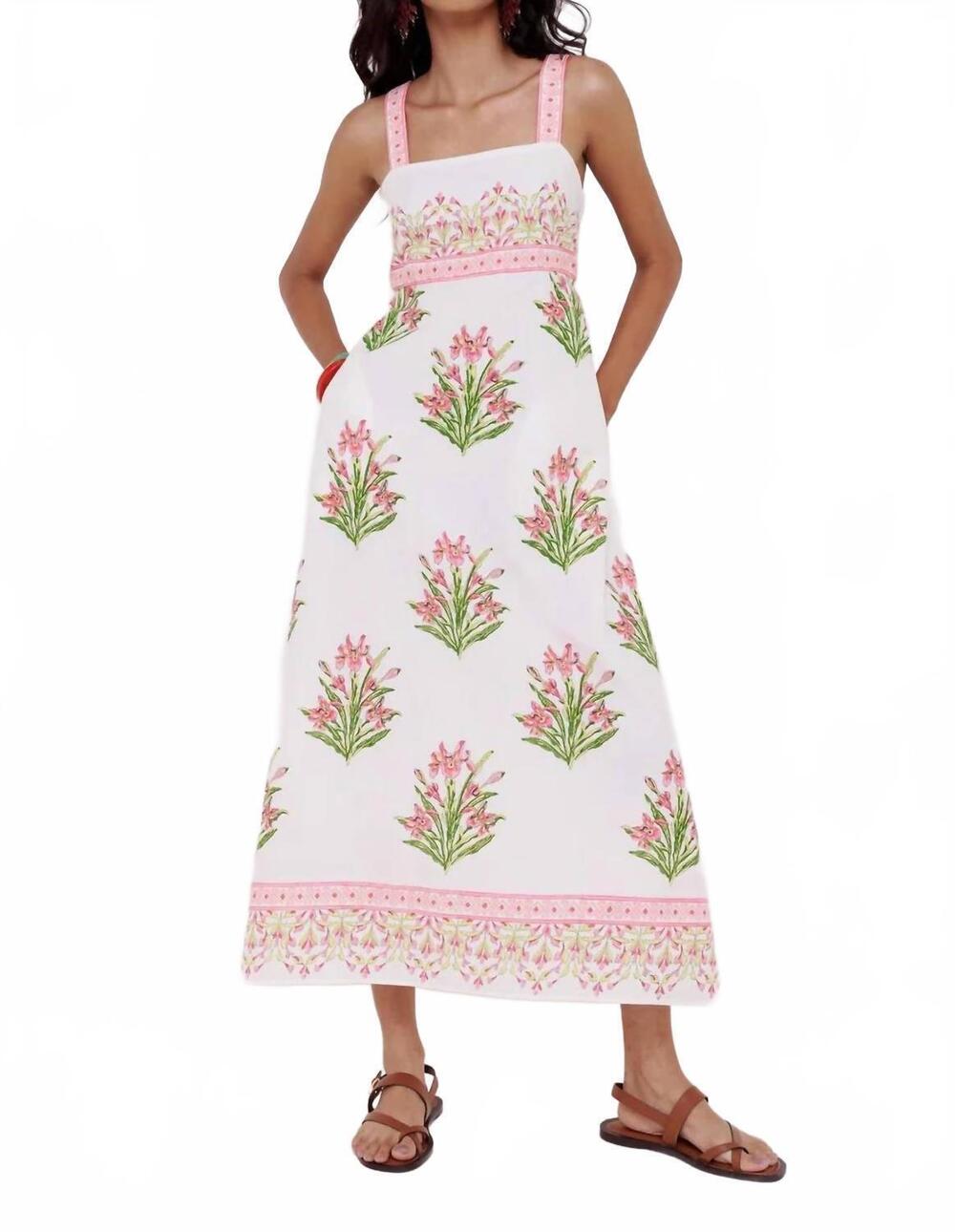 NEW BANJANAN maria dress in brigitte bloom